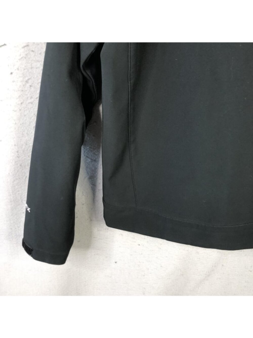 The North Face Softshell Jacket Mens Small Black Apex Full Zip Windbreaker - Picture 12 of 15